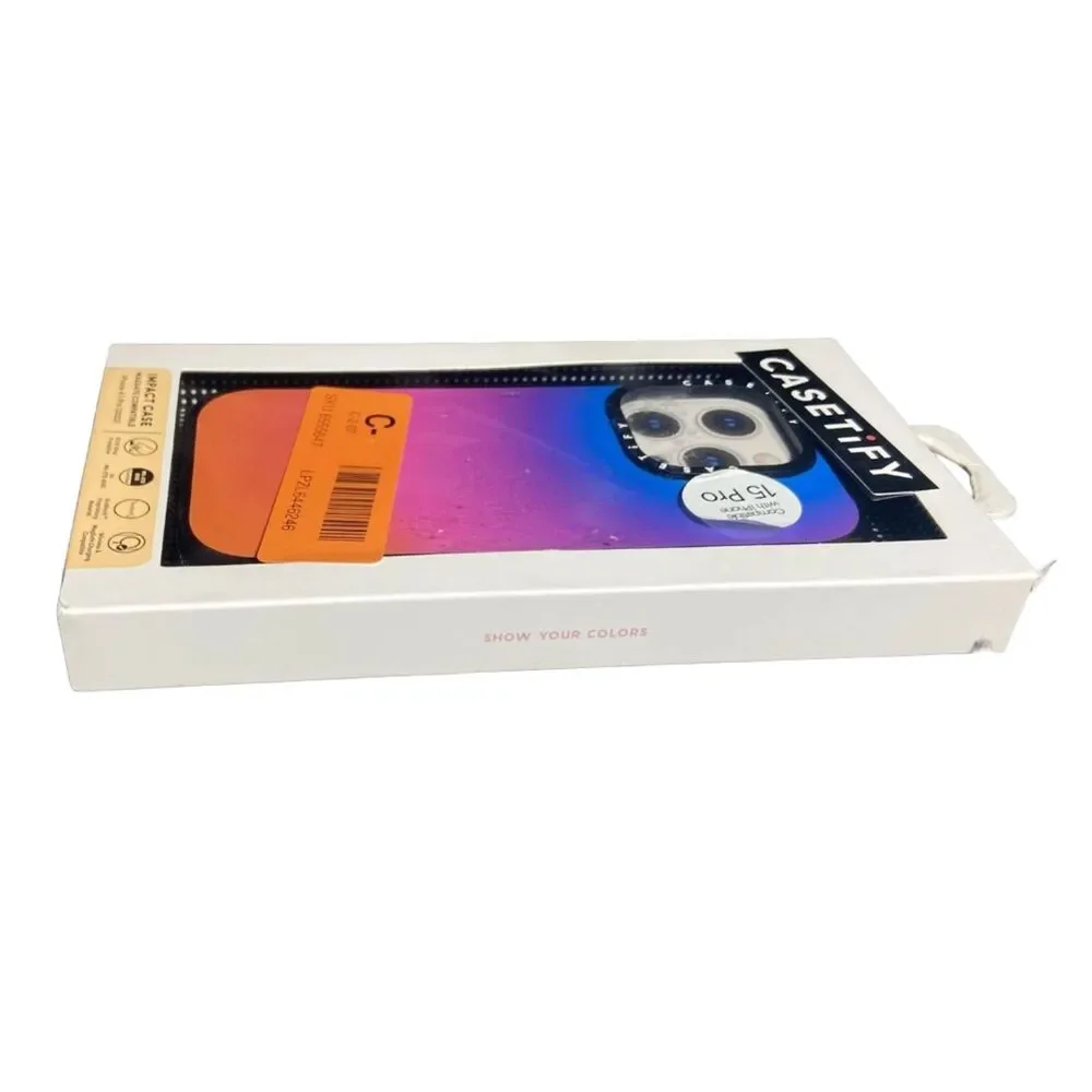 CASETiFY iPhone 15 Pro MagSafe Case Impact Protection Gradient Clear Cover